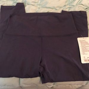 Lululemon align crop 21” size 10 grey/blue
